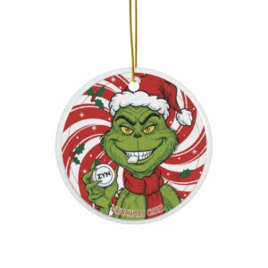 Grinch ZYN Ceramic Christmas Ornament