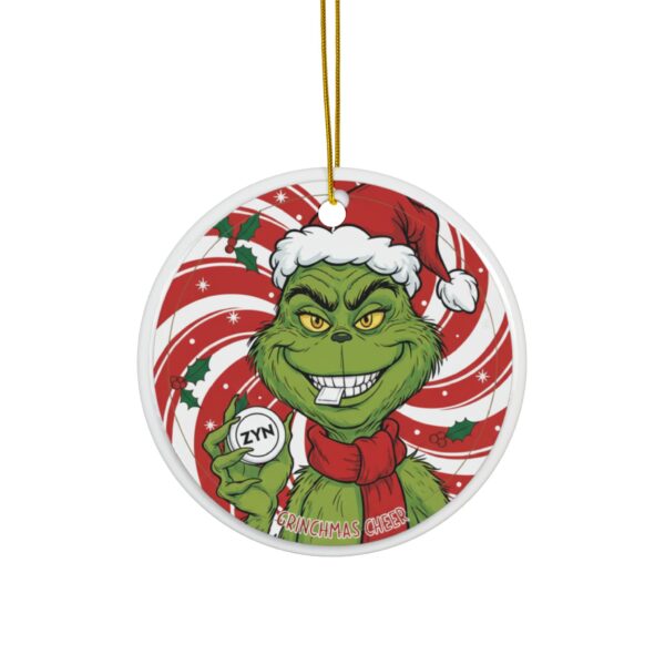 Grinch ZYN Ceramic Christmas Ornament
