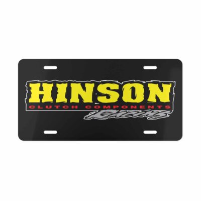 Hinson Clutch Components Racing License Plate