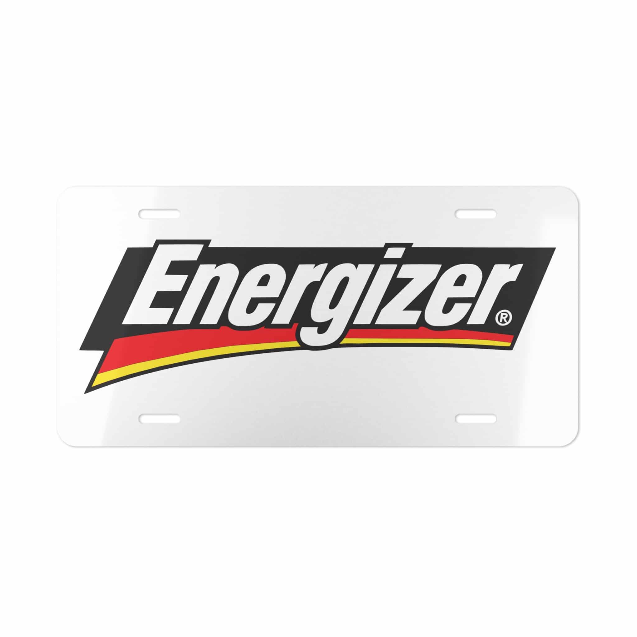 Energizer License Plate