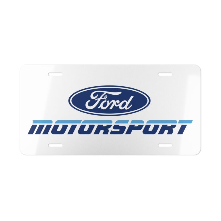 Ford Motorsport License Plate