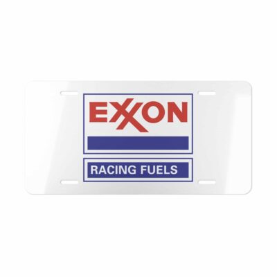 Exxon Racing Fuels License Plate