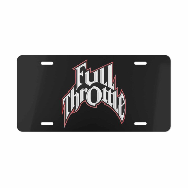 Full Throttle License Plate