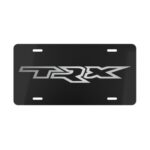 Ram TRX Silver License Plate