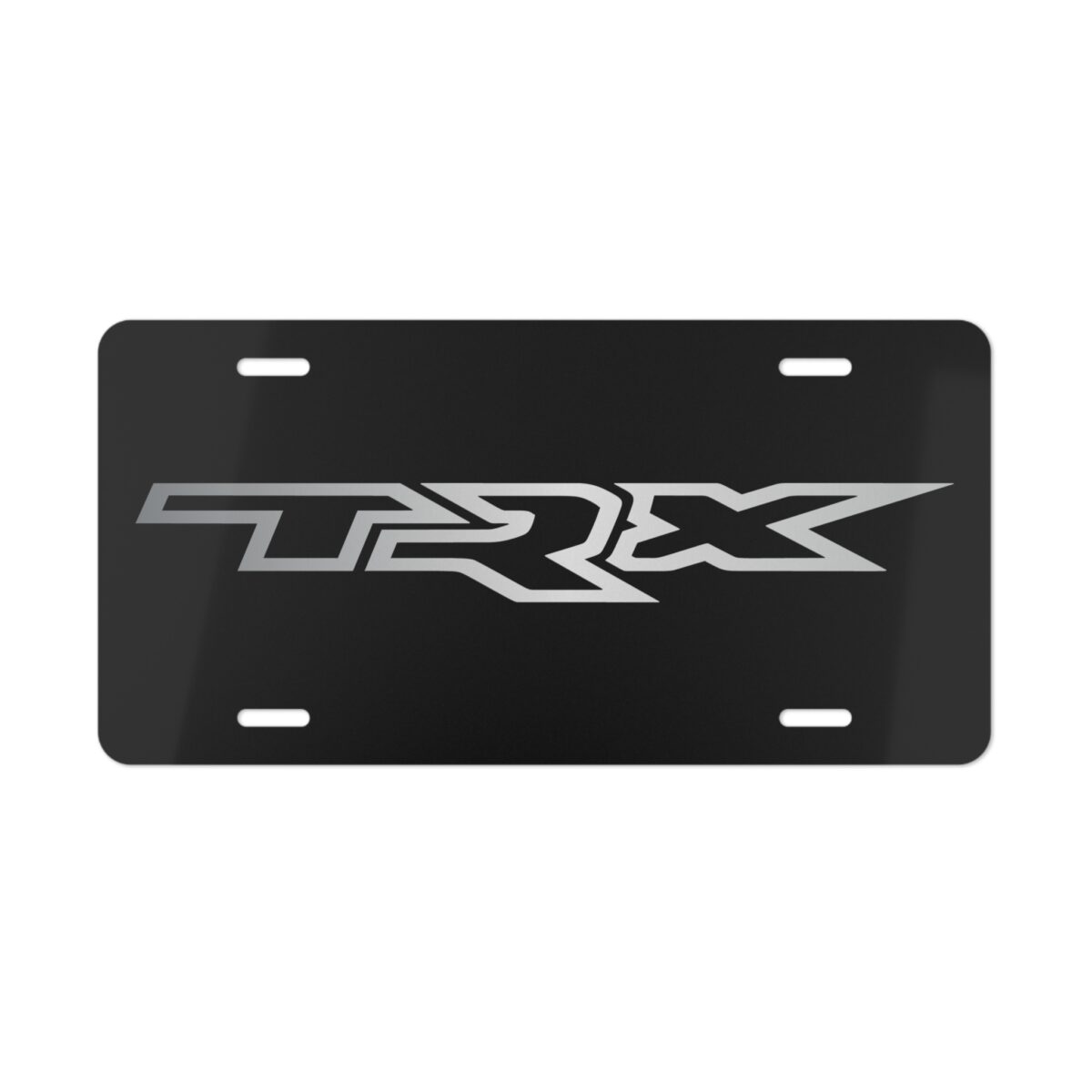 Ram TRX Silver License Plate