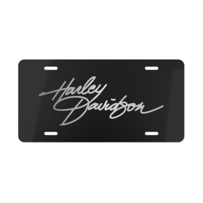 Harley Davidson Script License Plate