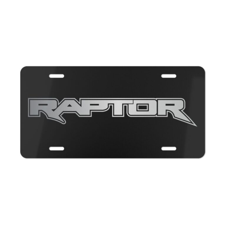 Ford Raptor Outline Truck License Plate