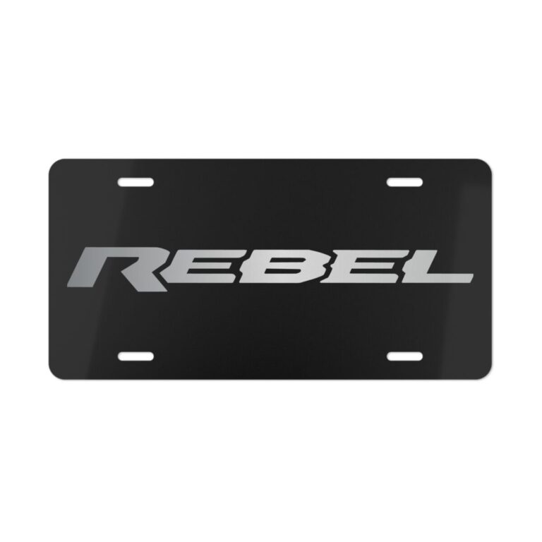 Ram Rebel License Plate