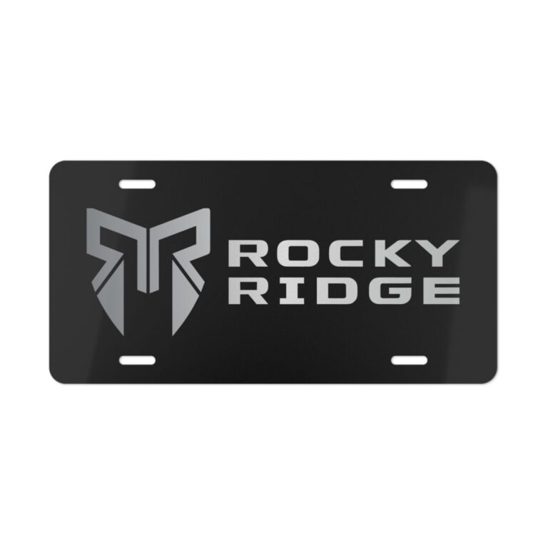 Rocky Ridge License Plate