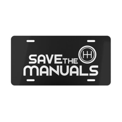 Save The Manuals License Plate
