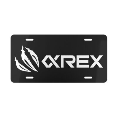 Alpharex License Plate