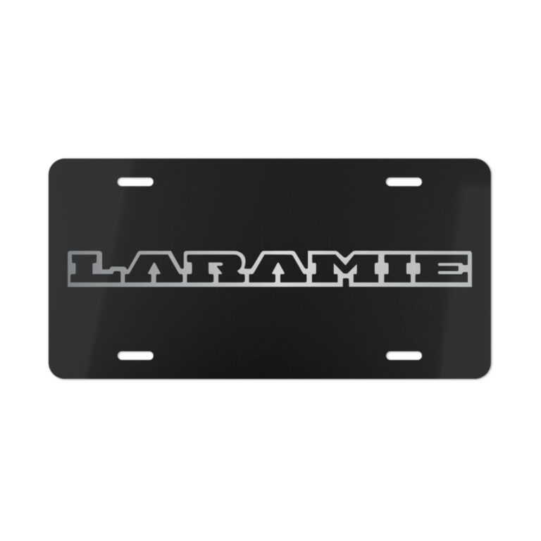 Ram Laramie License Plate
