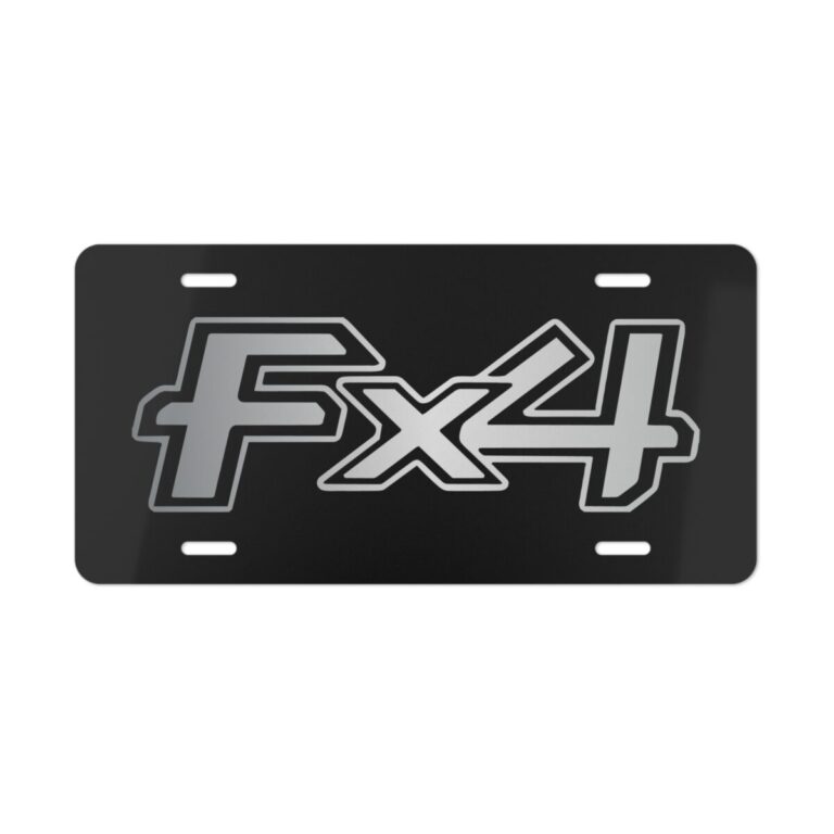 Ford FX4 License Plate