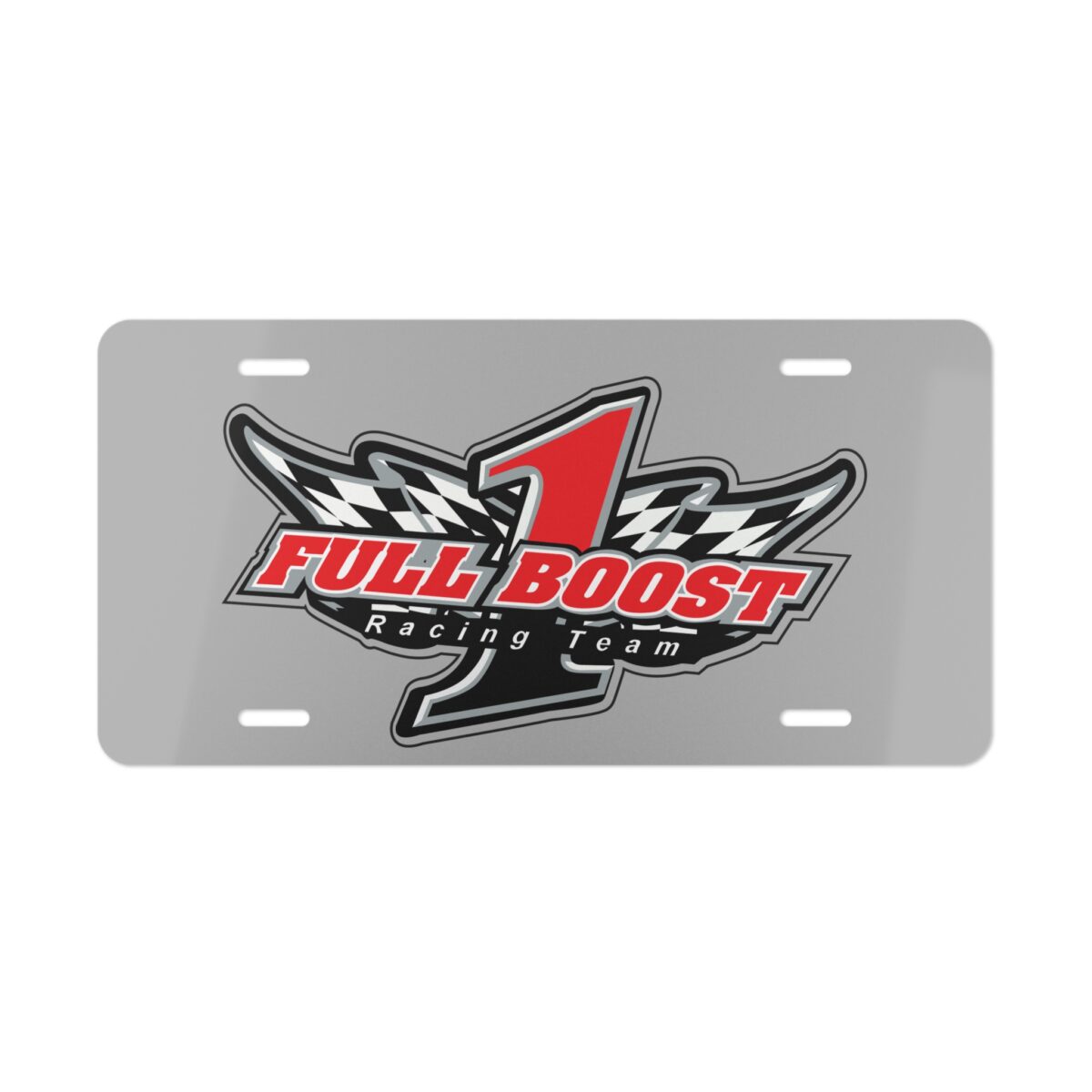 Full Boost Racing Team License Plate