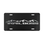 Chevy Trail Boss Mountain License Plate