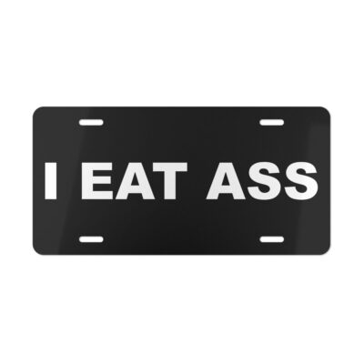 I Eat Ass License Plate