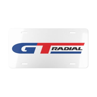 GT Radial License Plate