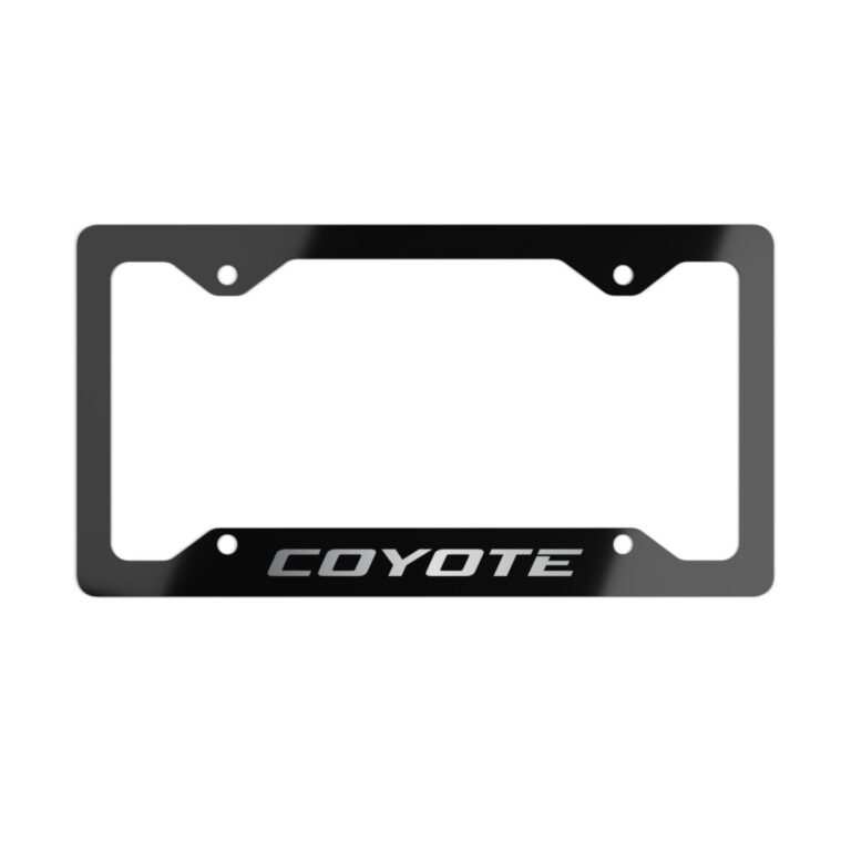 Ford Coyote Metal License Plate Frame