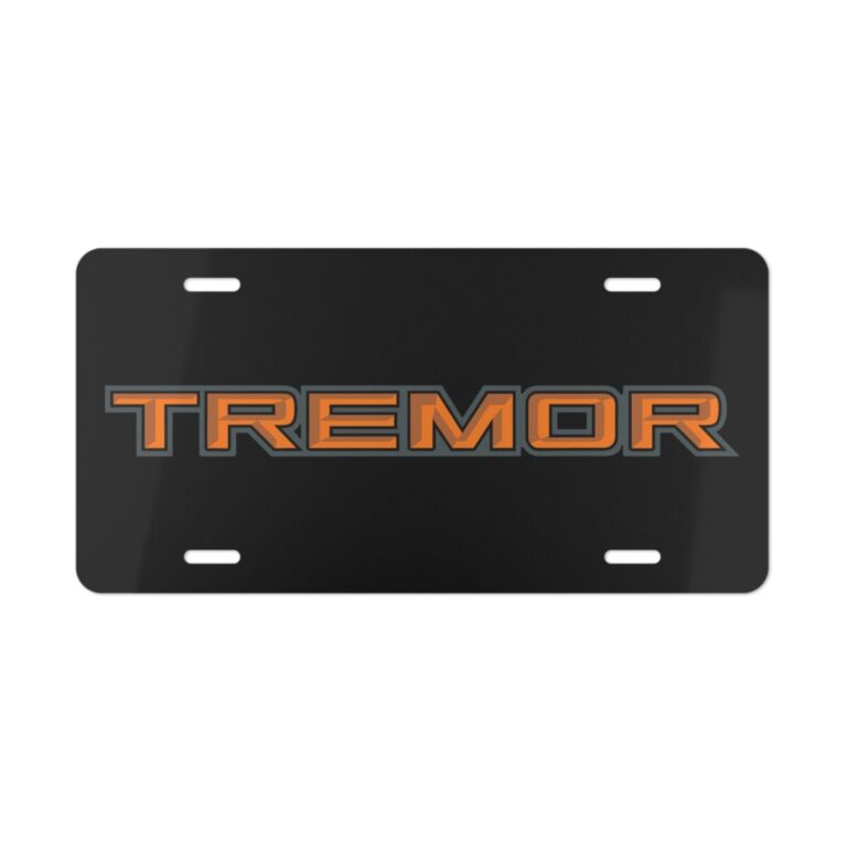 Ford Tremor License Plate