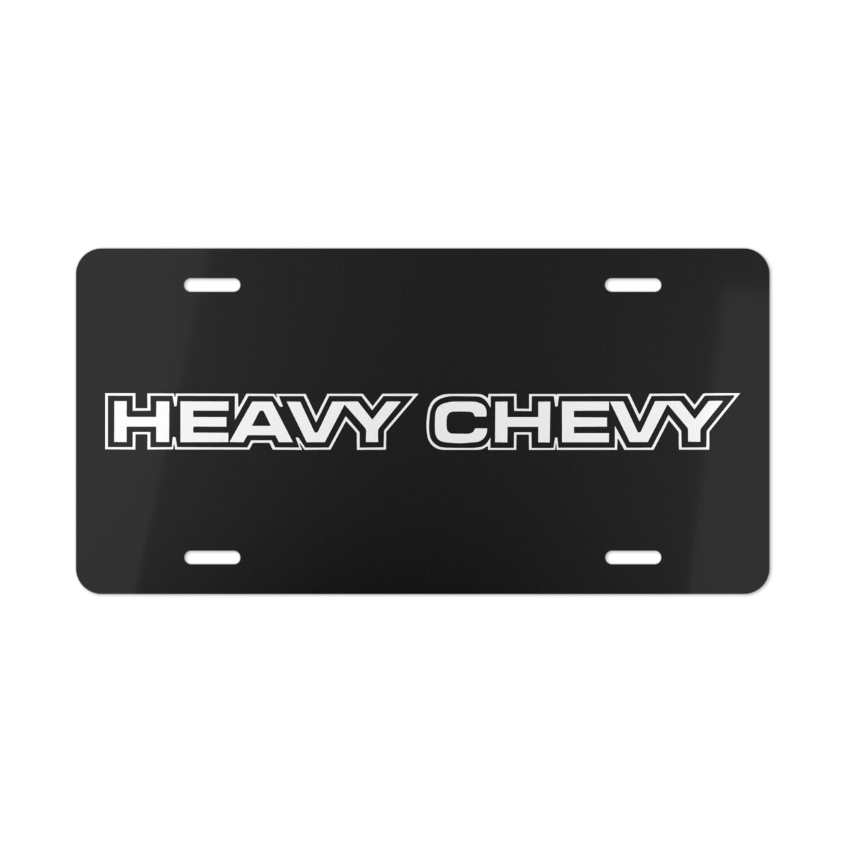 Heavy Chevy License Plate