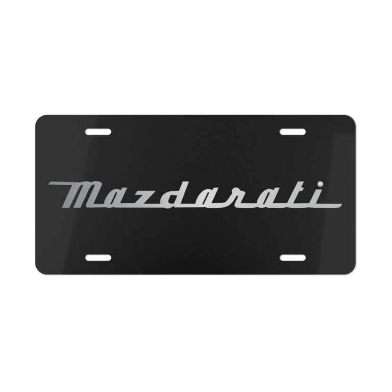 Mazdarati License Plate