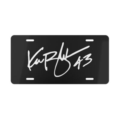 Ken Block Signature License Plate