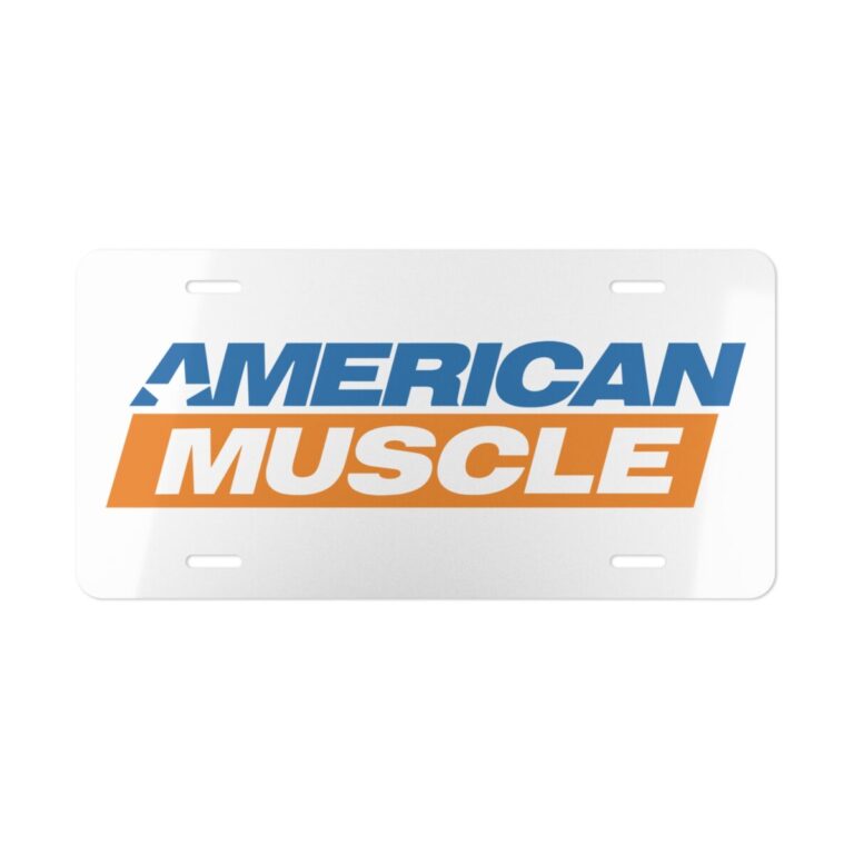American Muscle License Plate