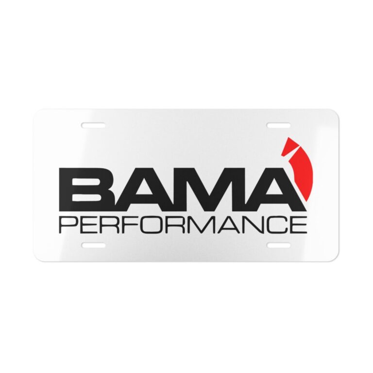Bama Performance License Plate