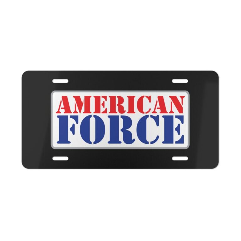 American Force License Plate