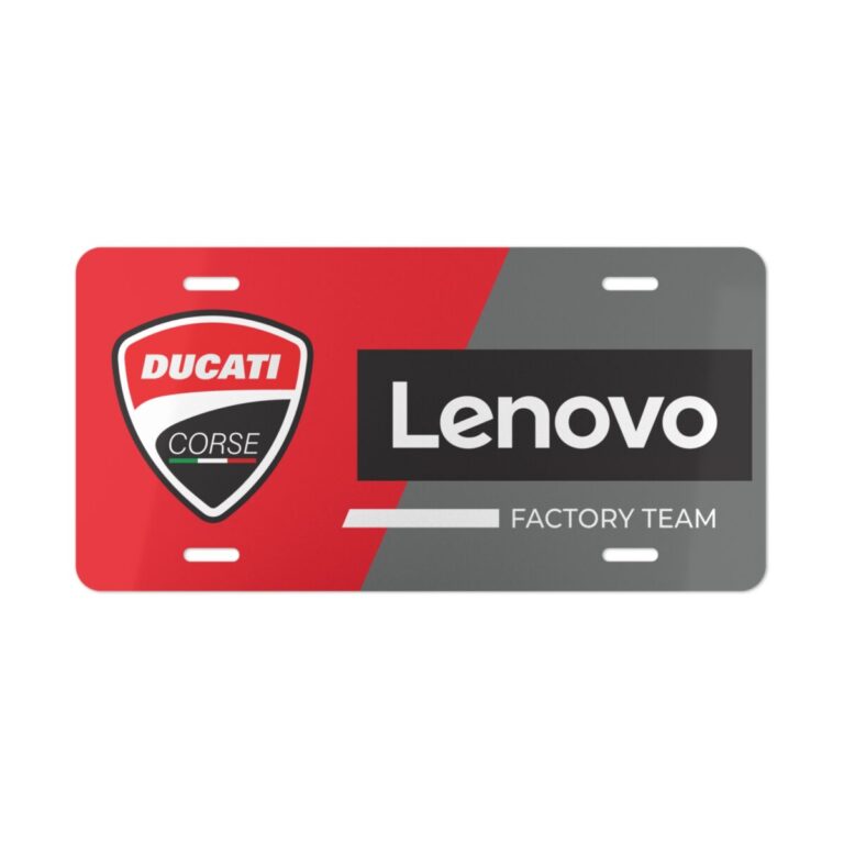 Ducati Lenovo Factory Team License Plate