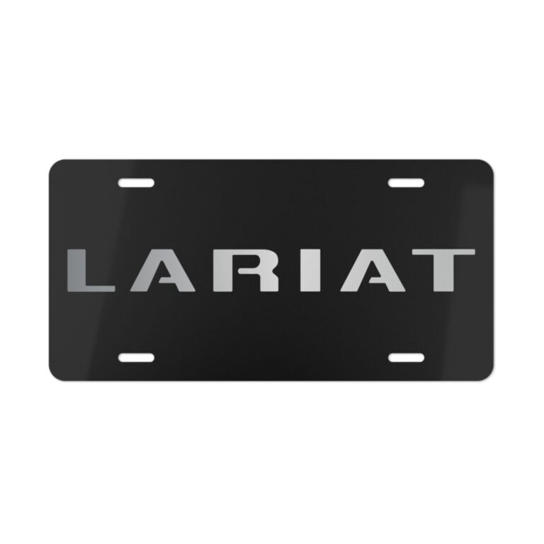 Ford Lariat License Plate