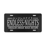 Endless Nights License Plate