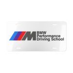 BMW M Performance Driving School License Plate