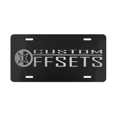 Custom Offsets License Plate
