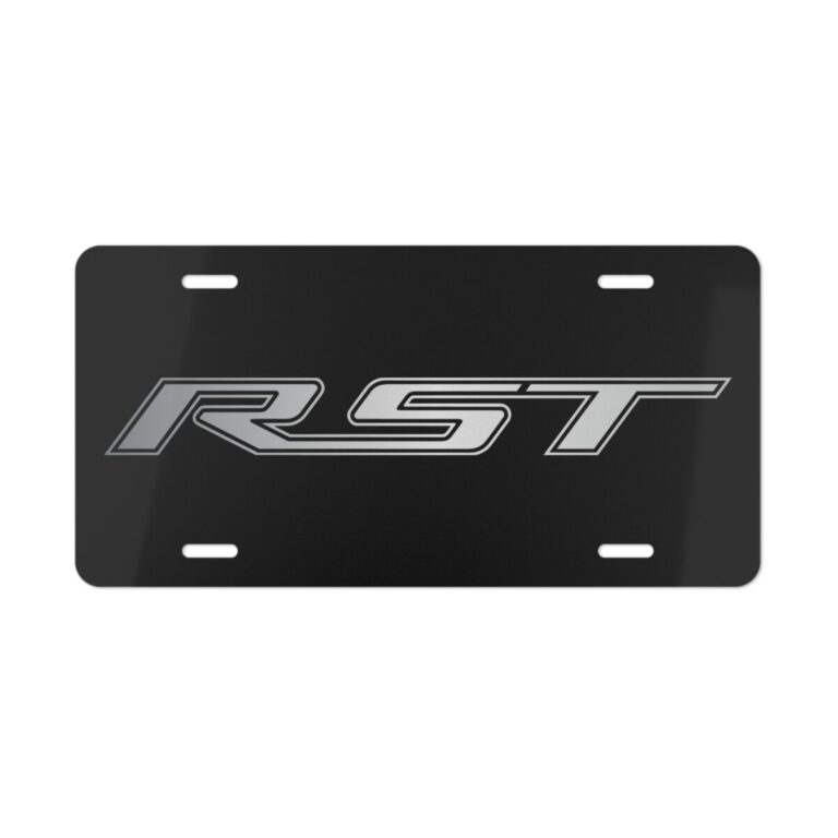 Chevy RST Outline License Plate