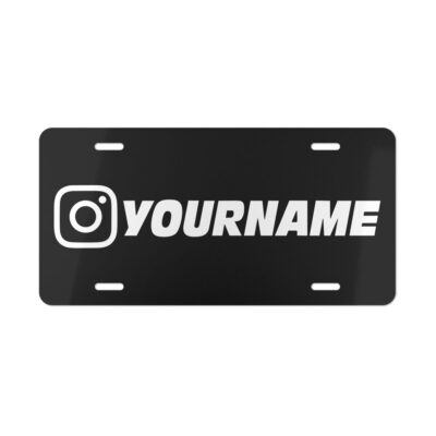 Custom Instagram License Plate