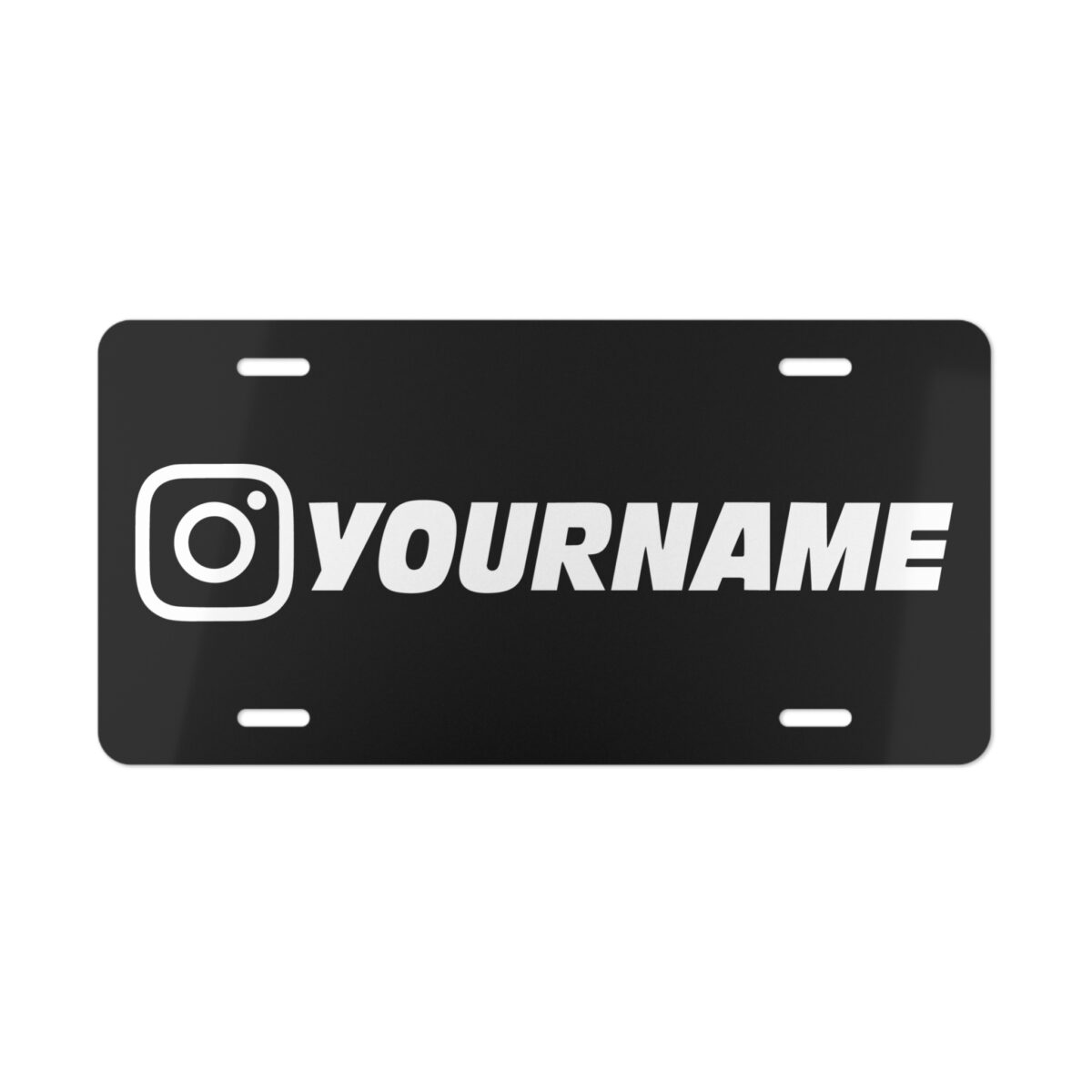 Custom Instagram License Plate