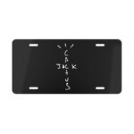 Cactus Jack Records License Plate
