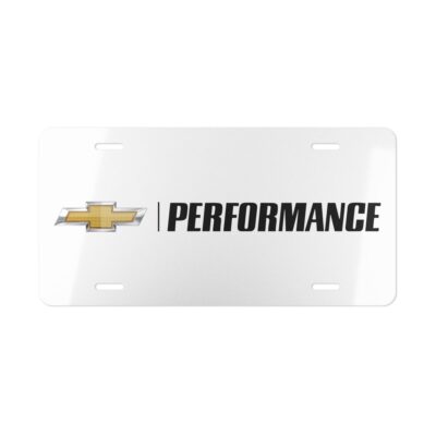 Chevy Performance Bowtie License Plate