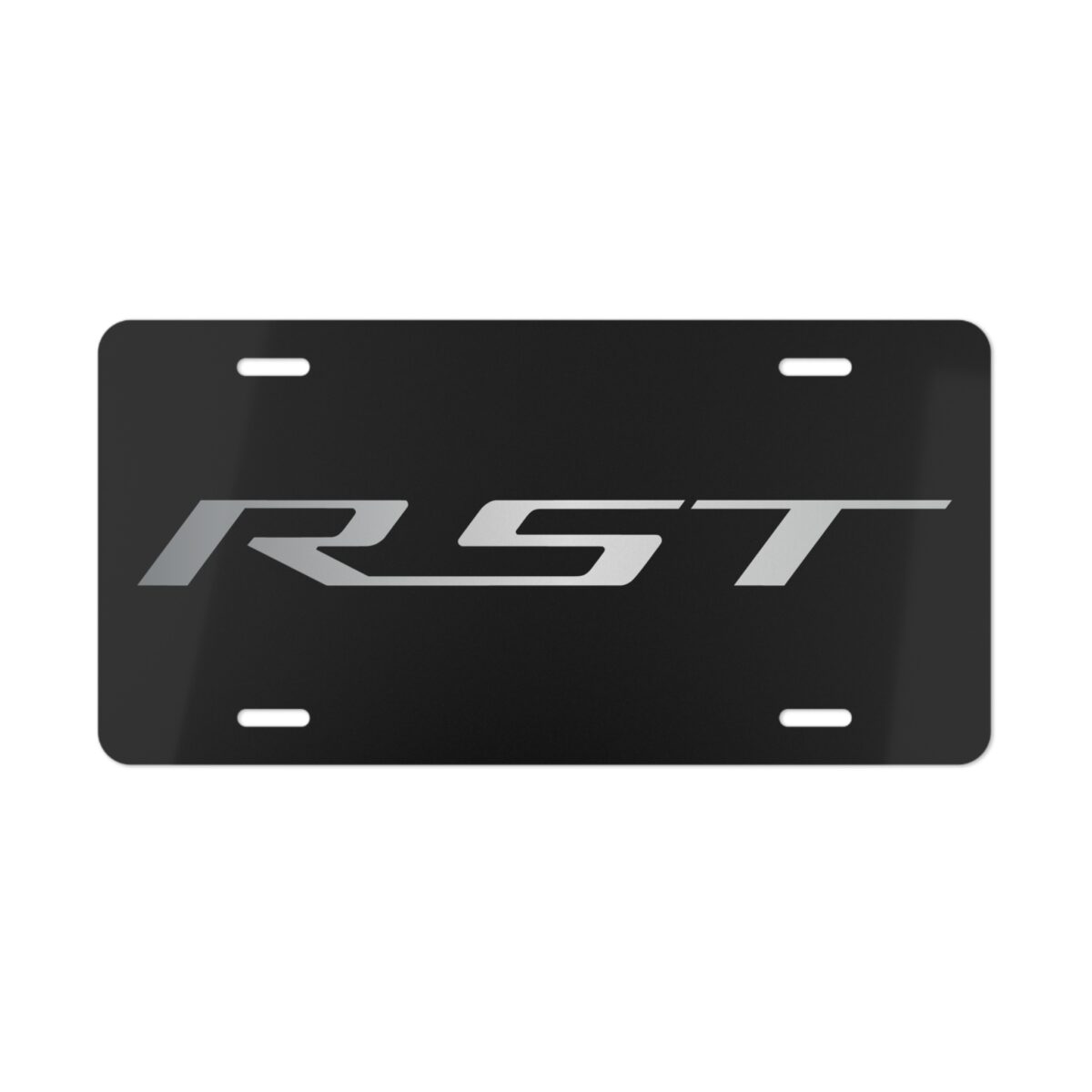 Chevy RST Silver License Plate
