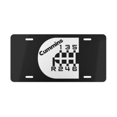 Cummins 6 Speed License Plate