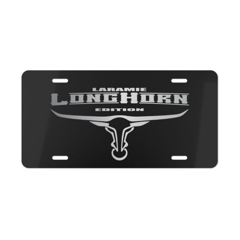Ram Laramie Long Horn Edition License Plate