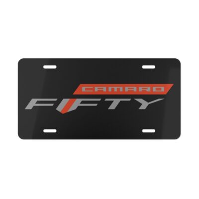 Chevy Camaro Fifty License Plate