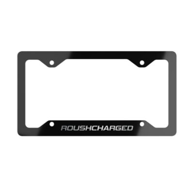 Roushcharged Metal License Plate Frame