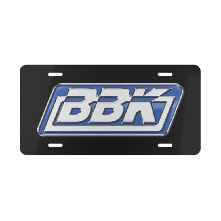 BBK License Plate