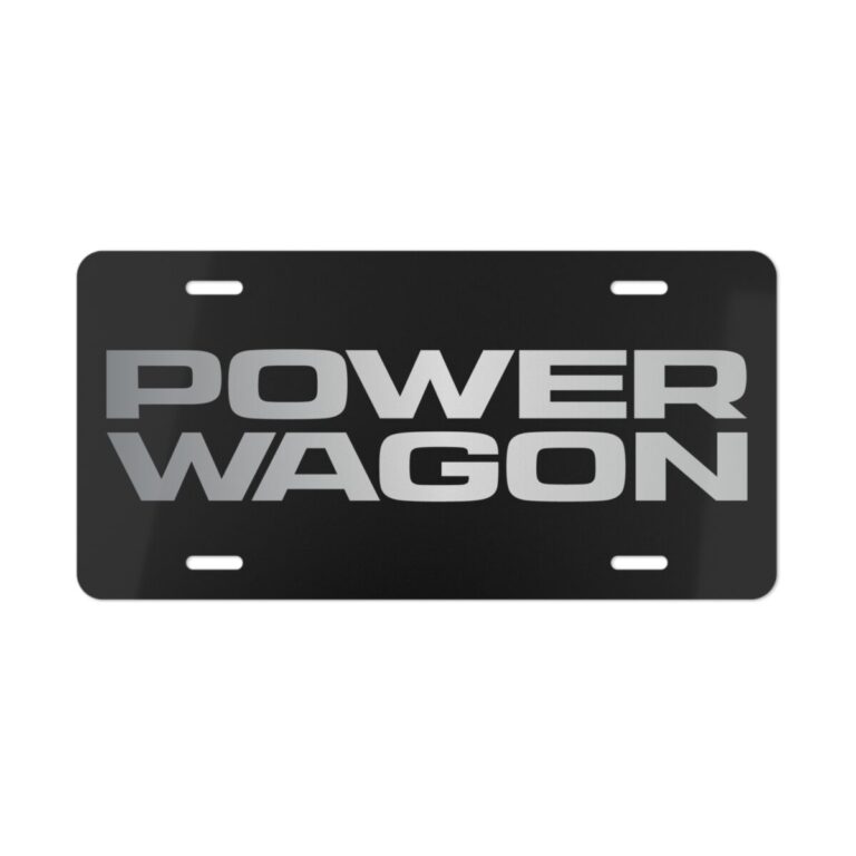 Ram Power Wagon License Plate