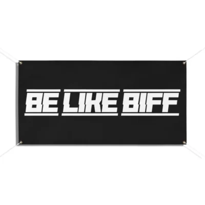 Be Like Biff Greg Biffle Garage Banner