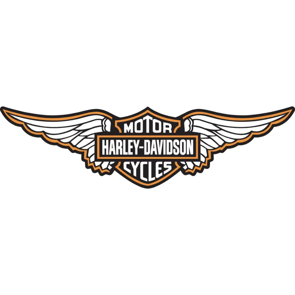 Harley Davidson Wings Decal