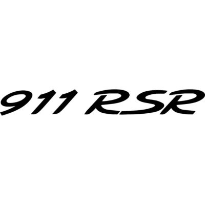 Porsche 911 RSR Decal