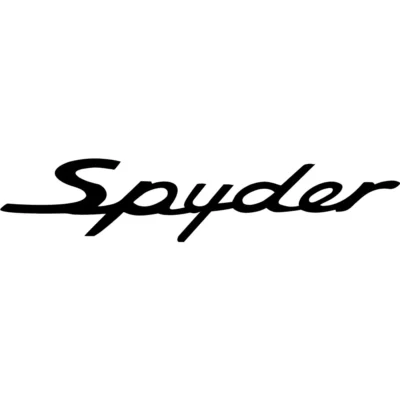 Porsche Spyder Decal
